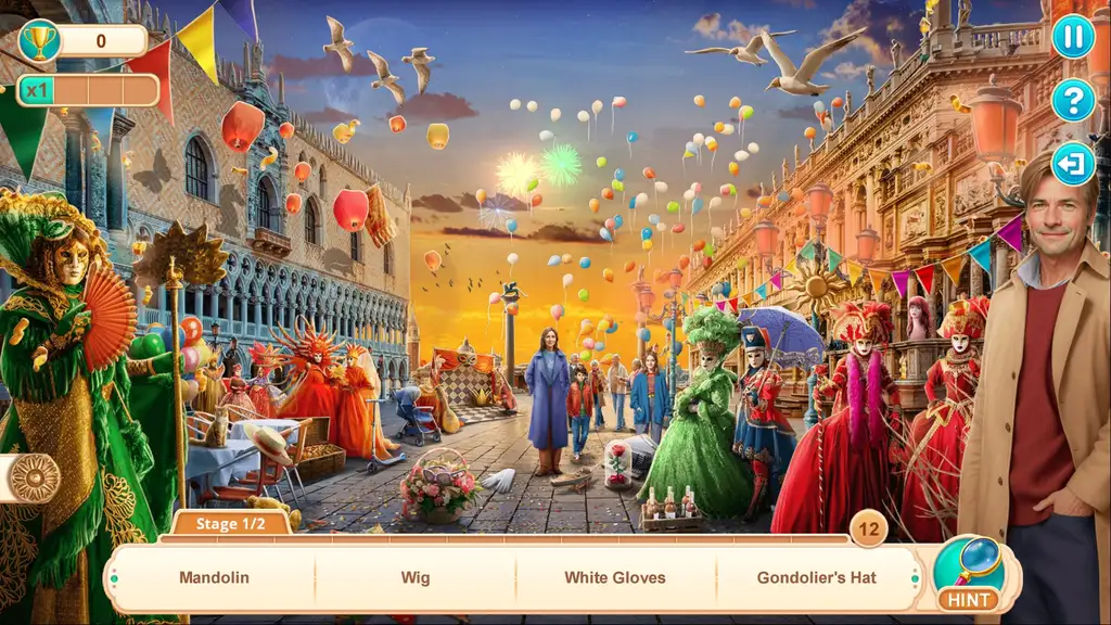 Скриншот игры Festival Journey: Venetian Masquerade #3