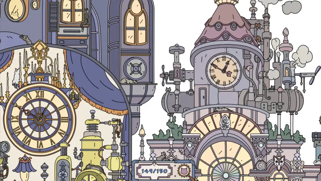 Скриншот игры Hidden cats 3: Steampunk #2