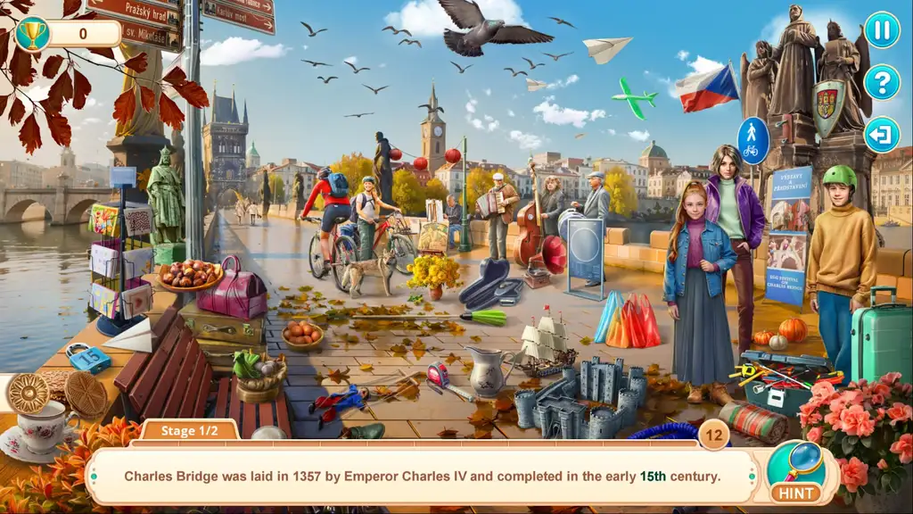 Скриншот игры Holiday in Europe 3: Czech Adventure #3