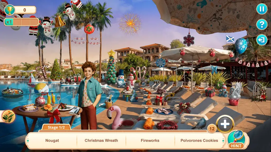 Скриншот игры Hidden Horizon: Christmas Tour #2