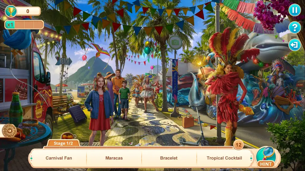 Скриншот игры Festival Journey 2: Secrets of Rio #2