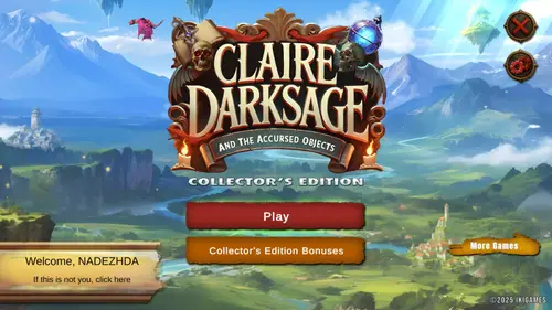 Скачать игру Claire Darksage and the Accursed Objects
